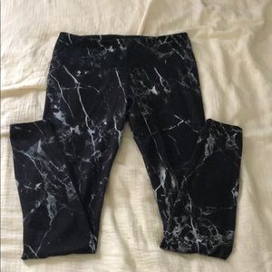 GLYDER marble print leggings